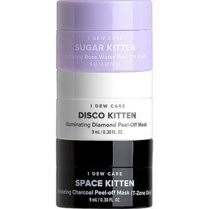 NEW I DEW CARE Mini Meow Peel-Off Mask Trio